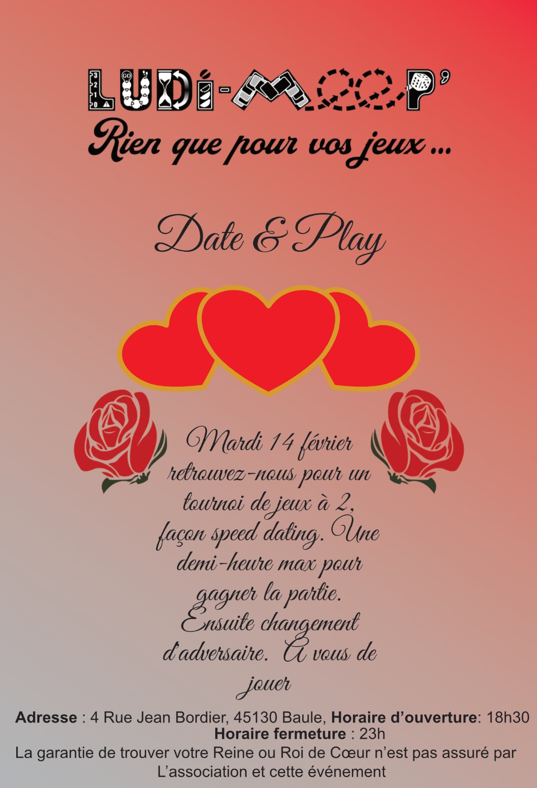 De l'amour et des jeux