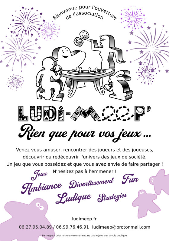 Flyer de l'ouverture